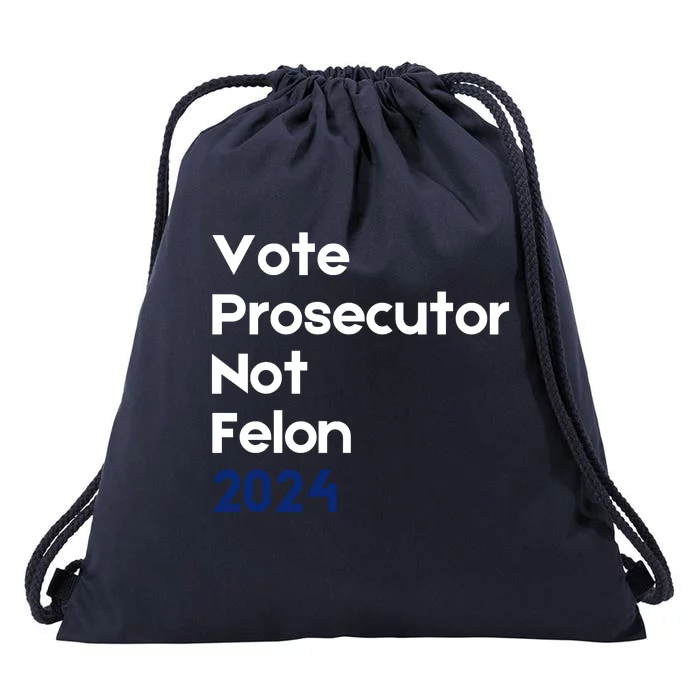 Vote Prosecutor Not Felon Drawstring Bag