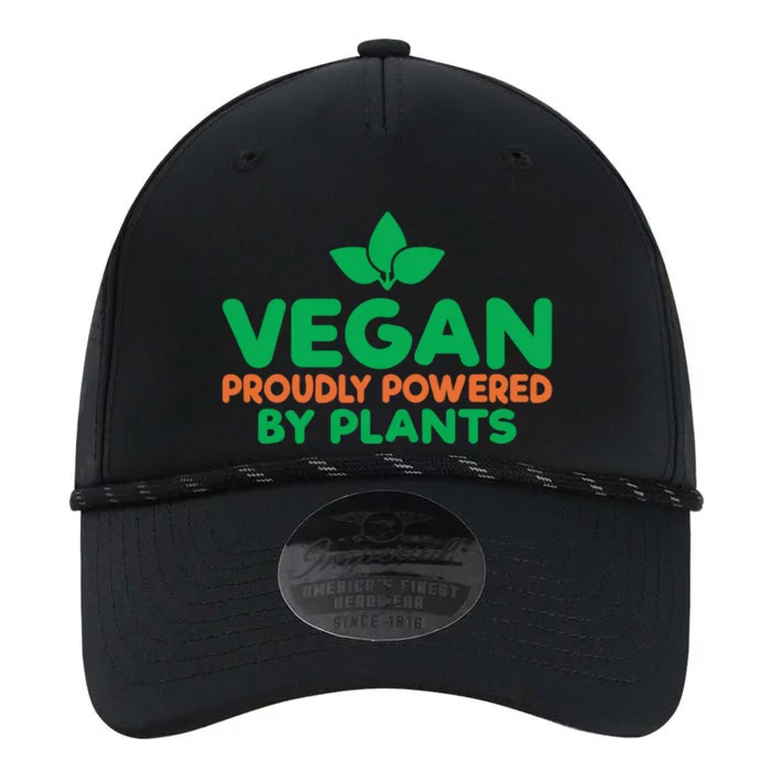 Vegan Proudly Powered By Plants Veggie Lover Vegan Funny Gift Performance The Dyno Cap