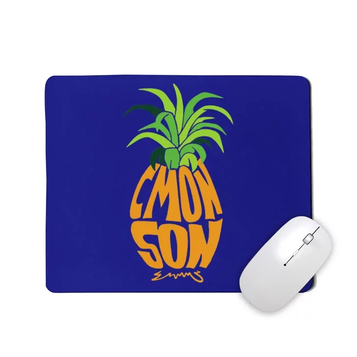 Vintage PSYCH Pineapple of Gus C'mon Son! Crazy Lover Gift Mousepad