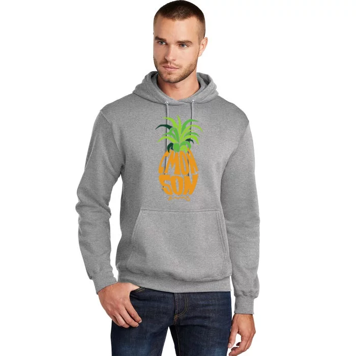 Vintage PSYCH Pineapple Of Gus Cmon Son! Crazy Lover Gift Tall Hoodie