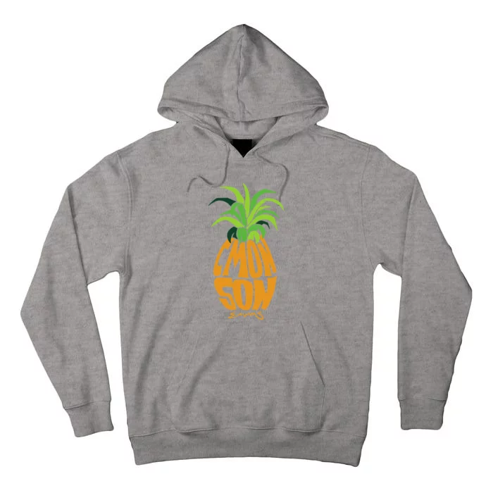 Vintage PSYCH Pineapple Of Gus Cmon Son! Crazy Lover Gift Tall Hoodie