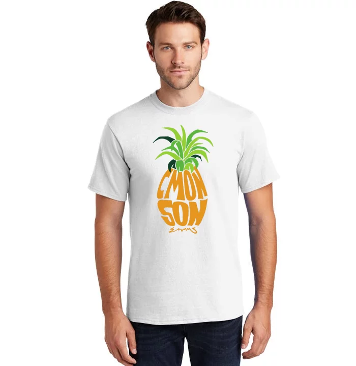 Vintage PSYCH Pineapple Of Gus Cmon Son! Crazy Lover Gift Tall T-Shirt