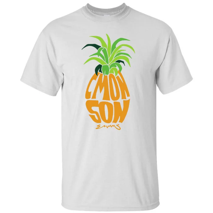 Vintage PSYCH Pineapple Of Gus Cmon Son! Crazy Lover Gift Tall T-Shirt