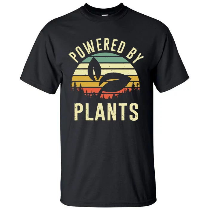 Vintage Powered Plants Vegetarian By Vegan Diet Tall T-Shirt