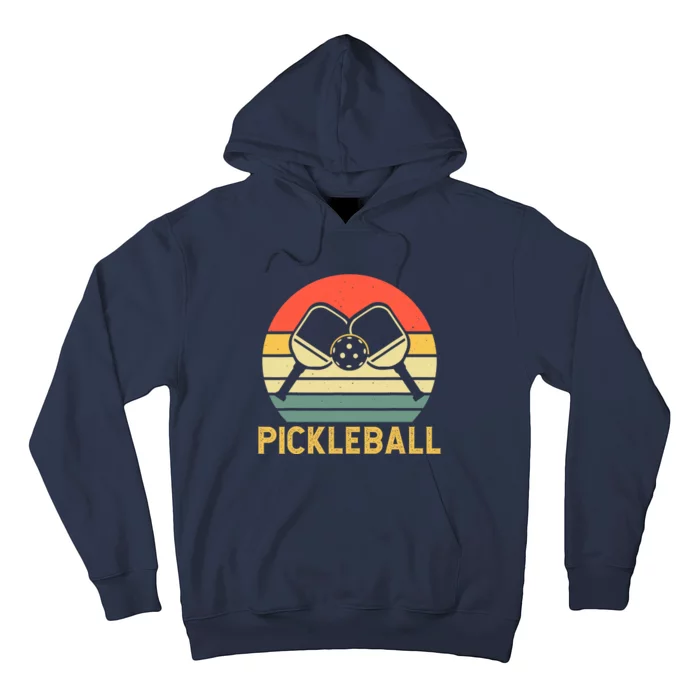 Vintage Pickleball Player Hoodie