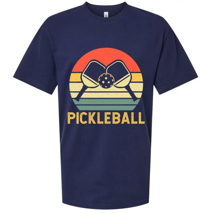 Vintage Pickleball Player Sueded Cloud Jersey T-Shirt