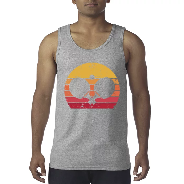 Vintage Ping Pong Player Gift Retro Table Tennis Cute Gift Tank Top