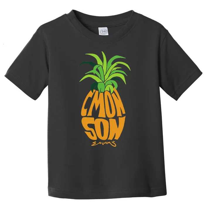 Vintage PSYCH Pineapple Of Gus Cmon Son! Crazy Lover Gift Toddler T-Shirt