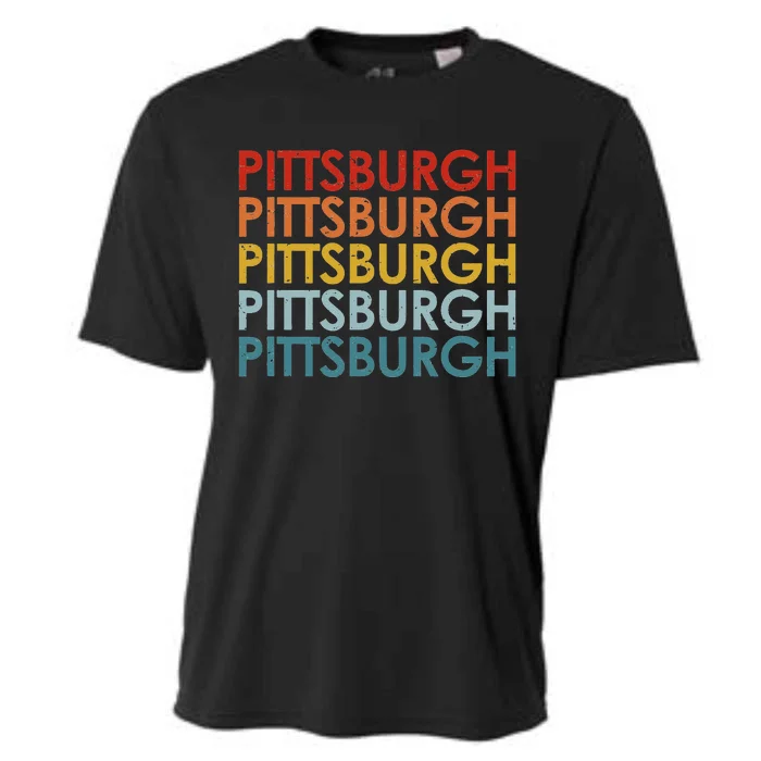 Vintage Pittsburgh Pennsylvania Retro Souvenir Cooling Performance Crew T-Shirt