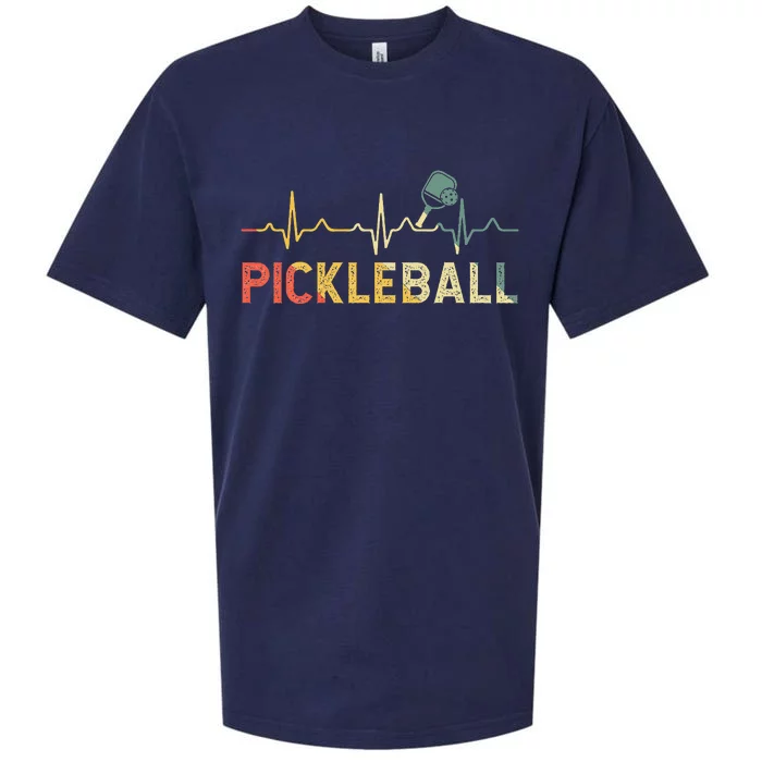 Vintage Pickleball Player Sueded Cloud Jersey T-Shirt