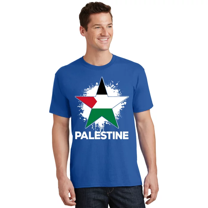 Vintage Palestinian Palestine Flag Gift T-Shirt