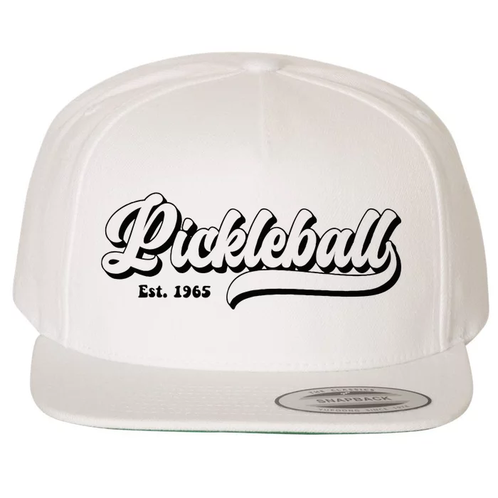 Vintage Pickleball Paddles Est 1965 Wool Snapback Cap