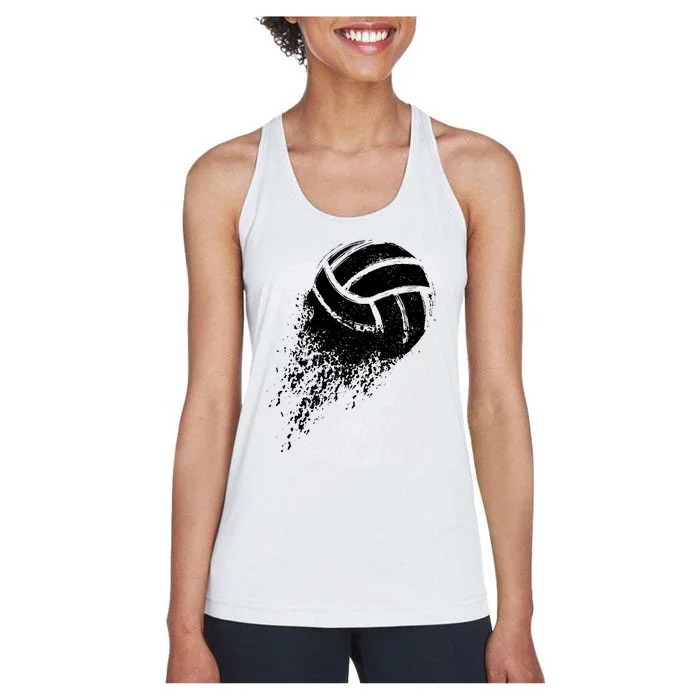 Volleyball Player Retro Women's Racerback Tank