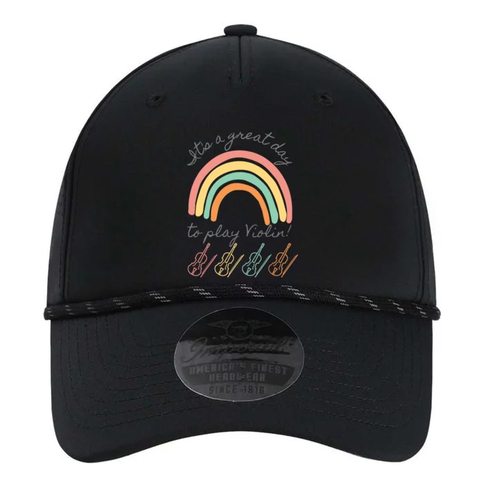 Violin Player Rainbow Design Performance The Dyno Cap