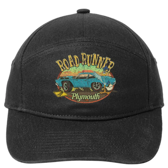 Vintage Plymouth's Road Runner 1968 Classic Car Gift 7-Panel Snapback Hat