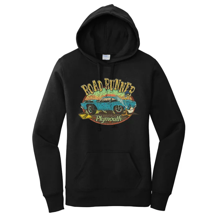 Vintage Plymouth's Road Runner 1968 Classic Car Gift Women's Pullover Hoodie