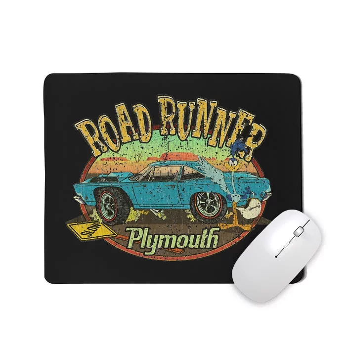 Vintage Plymouth's Road Runner 1968 Classic Car Gift Mousepad