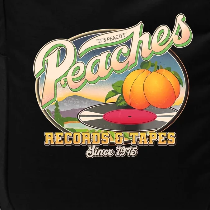 Vintage Peaches Records And Tapes Since 1975 Impact Tech Backpack