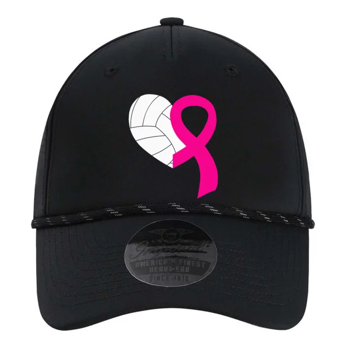 Volleyball Pink Ribbon Cool Breast Cancer Awareness Gifts Performance The Dyno Cap