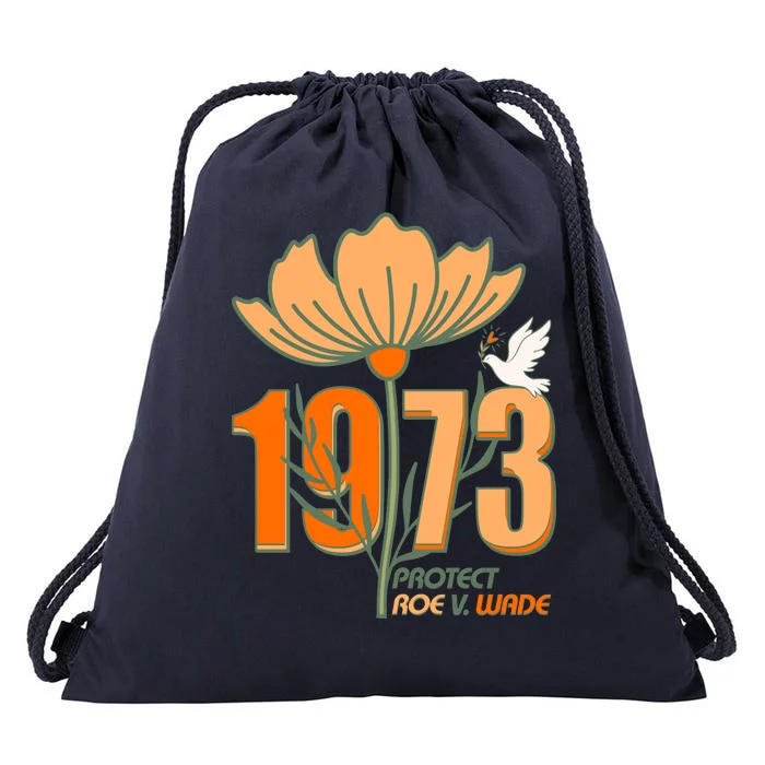 Vintage Protect Roe V. Wade 1973 Drawstring Bag