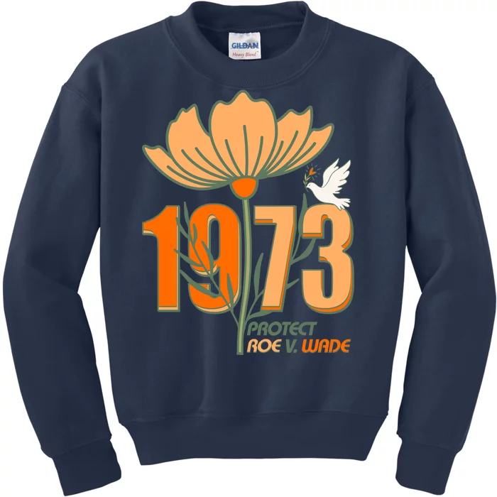 Vintage Protect Roe V. Wade 1973 Kids Sweatshirt