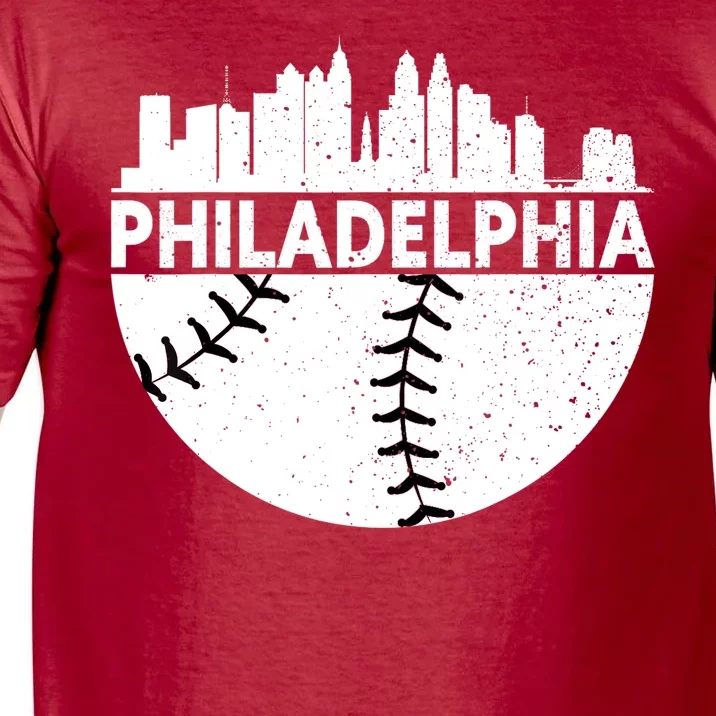 Vintage Philadelphia Skyline Baseball Retro Cityscap Comfort Colors T-Shirt