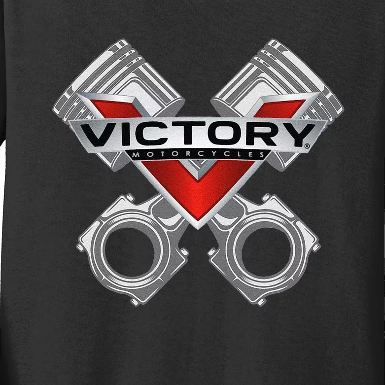 Victory Piston Style Kids Long Sleeve Shirt