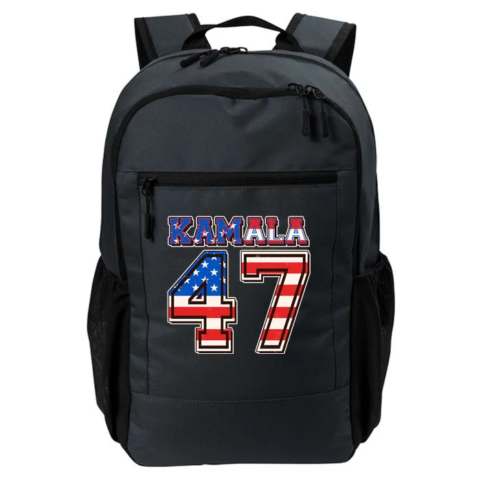 Vintage Patriotic Sporty Kamala Harris 47 Daily Commute Backpack