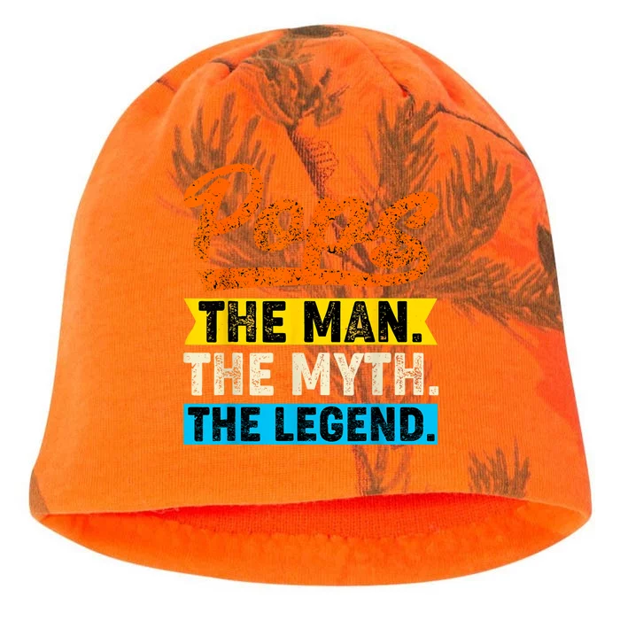 VINTAGE POPS THE MAN THE MYTH THE LEGEND Fathers Day Kati - Camo Knit Beanie