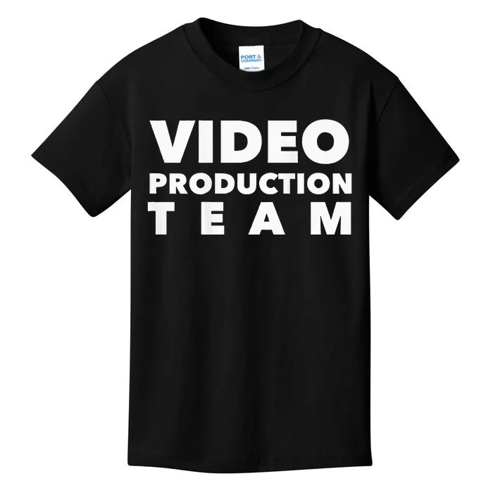 Video Production Team Kids T-Shirt