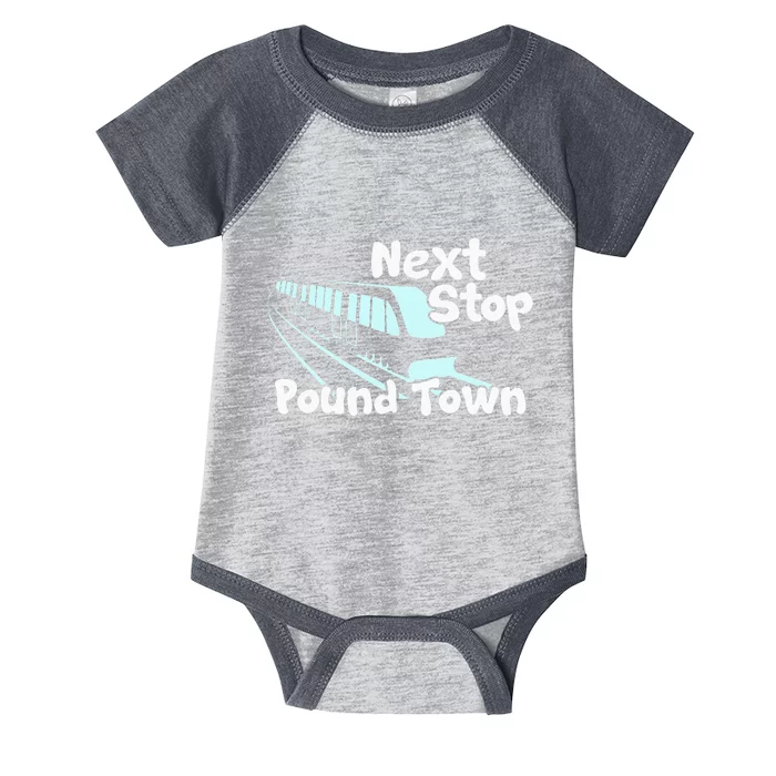 Visit Pound Town Funny Adult Sexual Humor Infant Baby Jersey Bodysuit