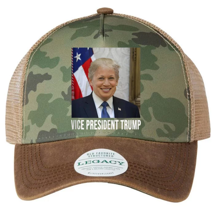 Vice President Trump Funny Biden Legacy Tie Dye Trucker Hat