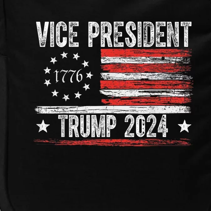 Vice President Trump Funny Biden 2024 Election Retro Us Flag Impact Tech Backpack