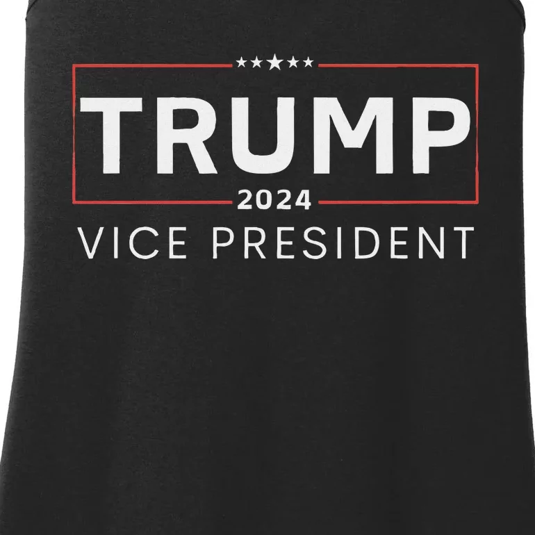 Vice President Trump 2024 Election Bold Design Ladies Essential Tank