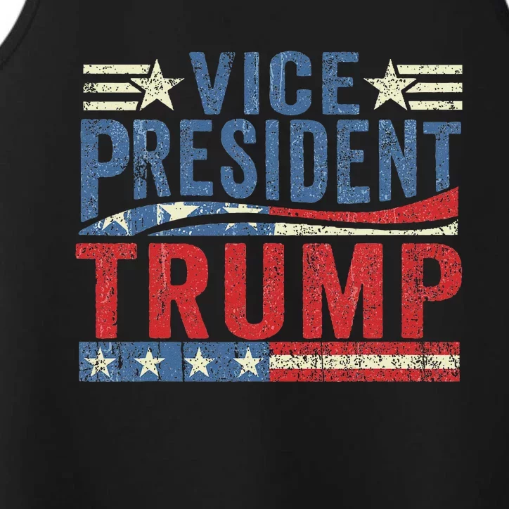 Vice President Trump Funny 2024 Election Design Performance Tank