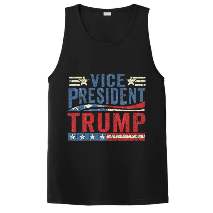 Vice President Trump Funny 2024 Election Design Performance Tank