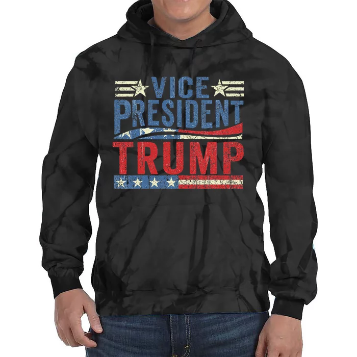 Vice President Trump Funny 2024 Election Design Tie Dye Hoodie