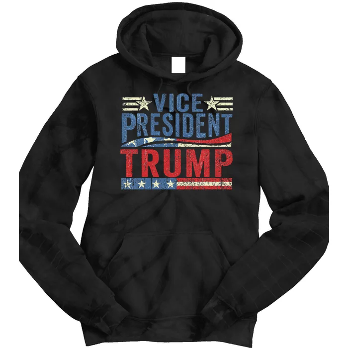 Vice President Trump Funny 2024 Election Design Tie Dye Hoodie