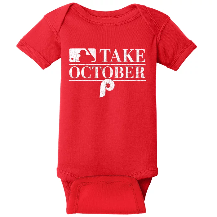 Vintage Philly_ Take October Philadelphia Red October Baby Bodysuit