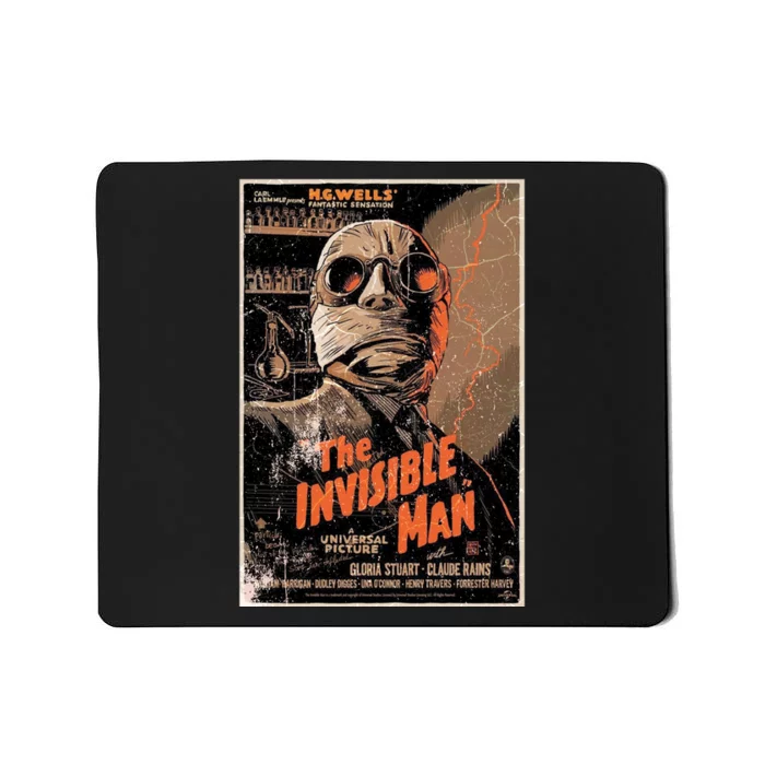 Vintage Poster The Invisible Man Mousepad