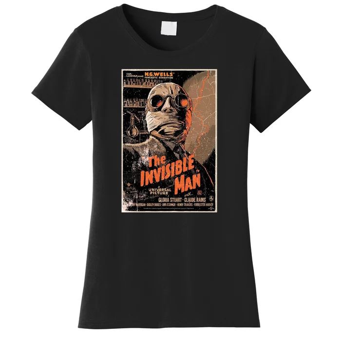 Vintage Poster The Invisible Man Women's T-Shirt