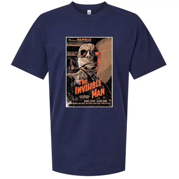 Vintage Poster The Invisible Man Sueded Cloud Jersey T-Shirt