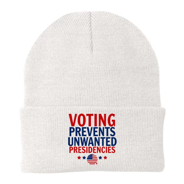 Voting Prevents Unwanted Presidencies Knit Cap Winter Beanie