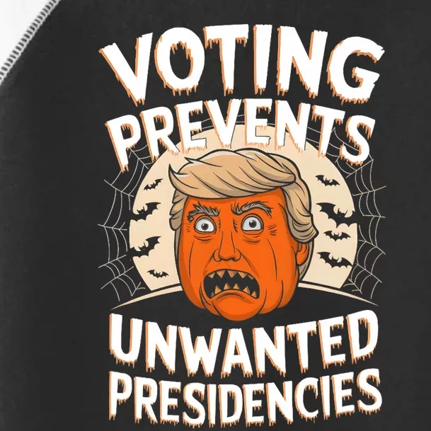 Voting Prevents Unwanted Presidencies Artwork For Halloween Toddler Fine Jersey T-Shirt