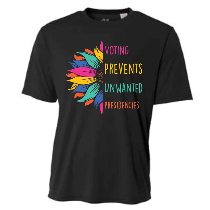 Voting Prevents Unwanted Presidencies Cooling Performance Crew T-Shirt