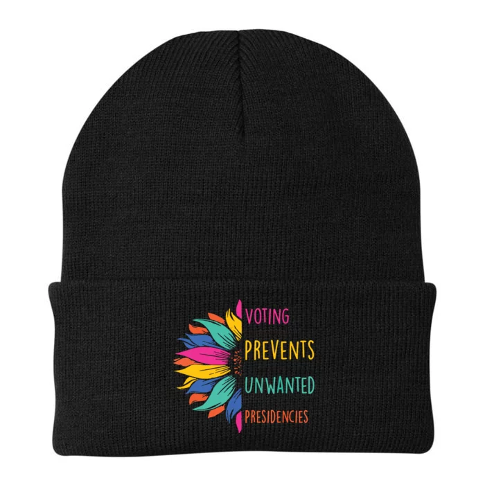 Voting Prevents Unwanted Presidencies Knit Cap Winter Beanie