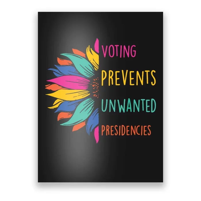 Voting Prevents Unwanted Presidencies Poster