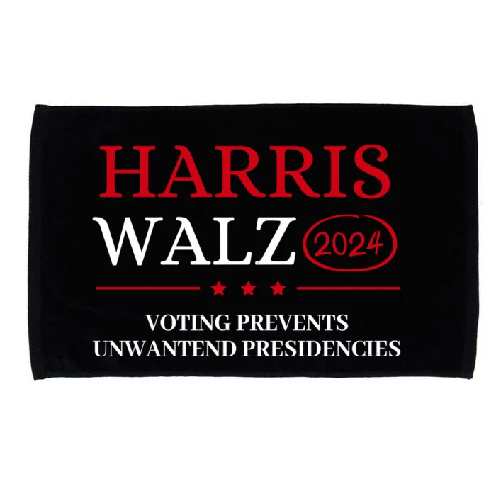 Voting Prevents Unwanted Presidencies Microfiber Hand Towel