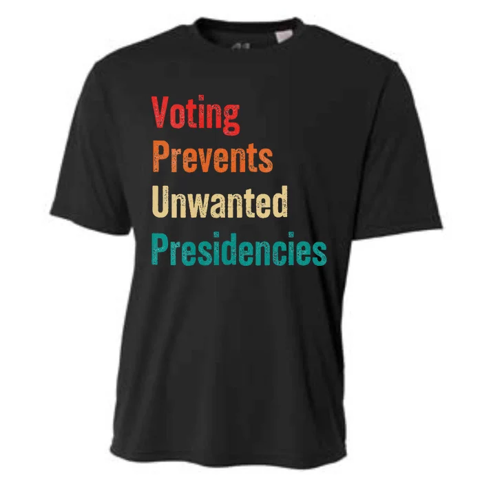 Voting Prevents Unwanted Presidencies 2024 Cooling Performance Crew T-Shirt