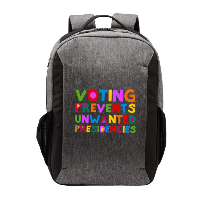 Voting Prevents Unwanted Presidencies Vector Backpack